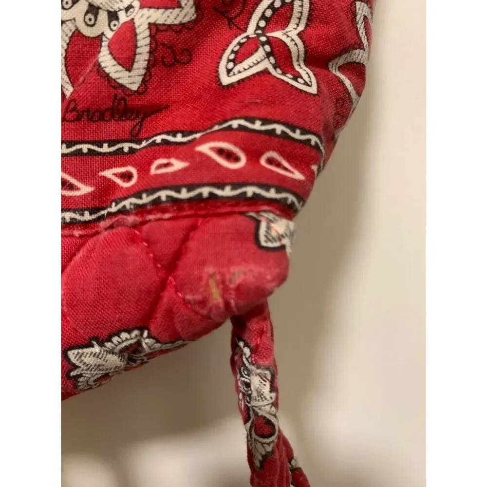 Vera Bradley Backpack Purse Red Bandana